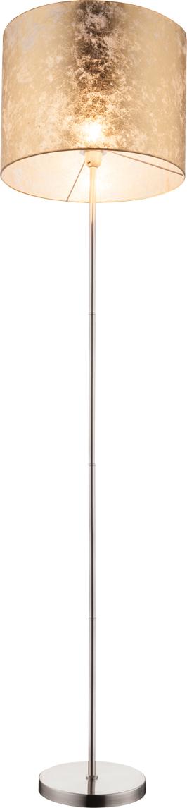 Globo Lighting LED Design Stehlampe Lampenschirm Stoff gold Wohnzimmer Büro Esszimmerleuchten 151S87S