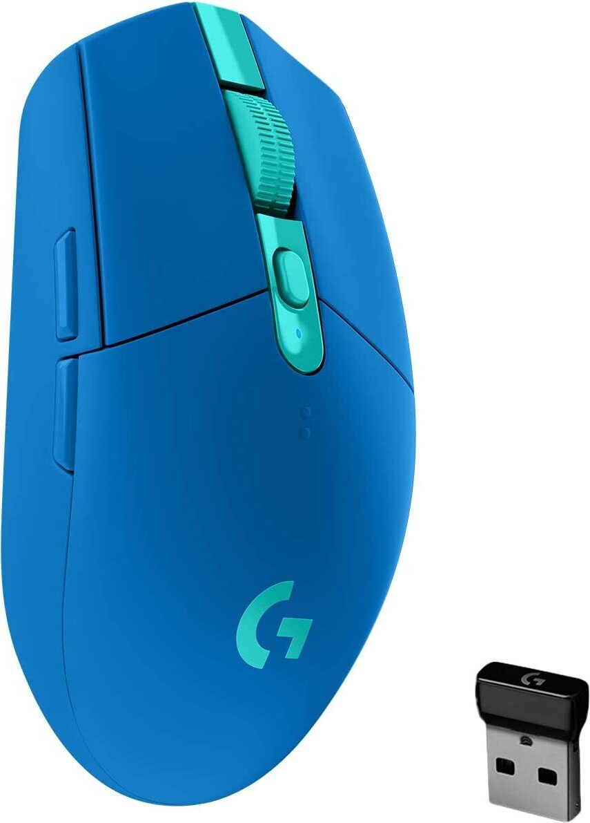 Logitech G G305 - Maus - optisch - 6 Tasten - kabellos - 2.4 GHz - kabelloser Empfnger (USB) 910-006014
