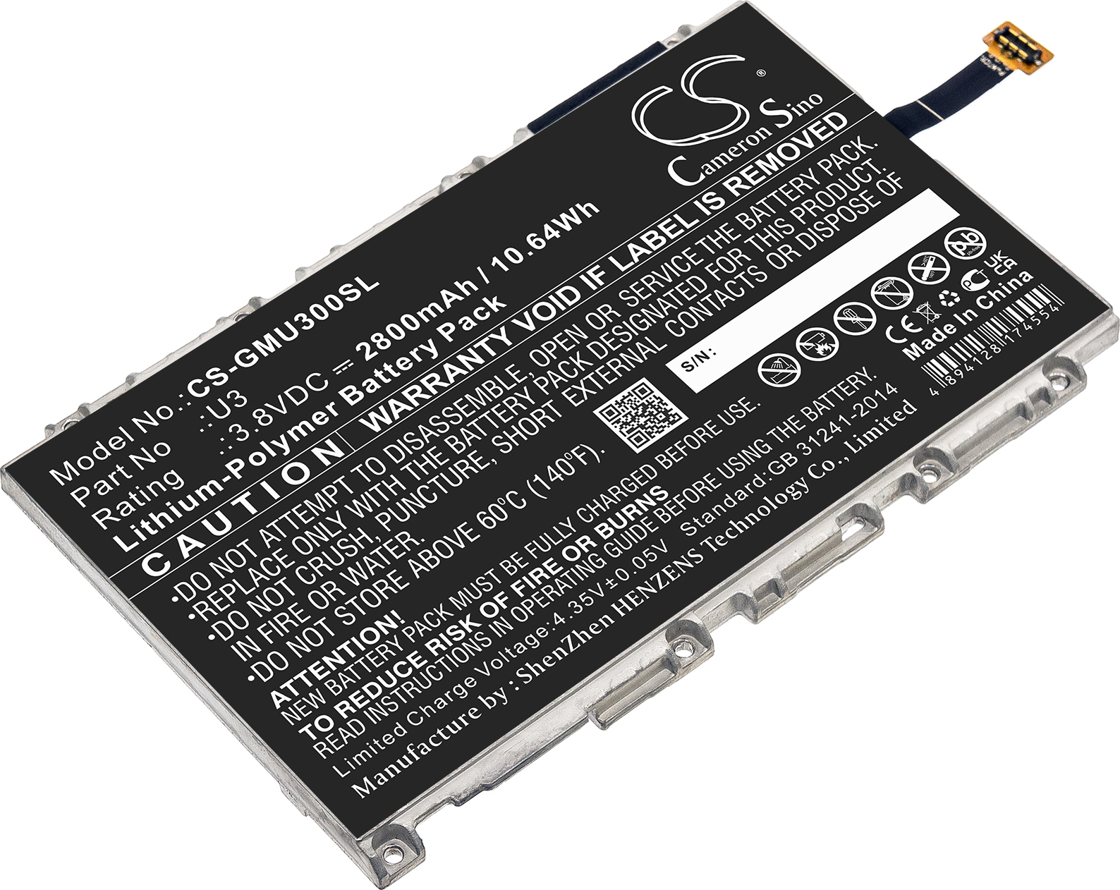 TECHTEK Akku Kompatibel mit [GlocalMe] GLMU19A02W, U3 Ersetzt