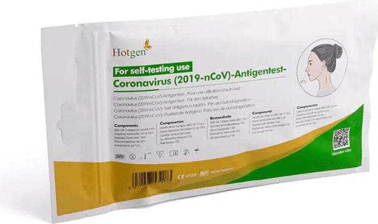 Beijing Hotgen Biotech Co. 5 Stück Hotgen schnelltest. BfArM AT1236/21 Selbsttest. Antigen-Test auf zur Eigenanwendung | Packung (1 Test) 688068.SH