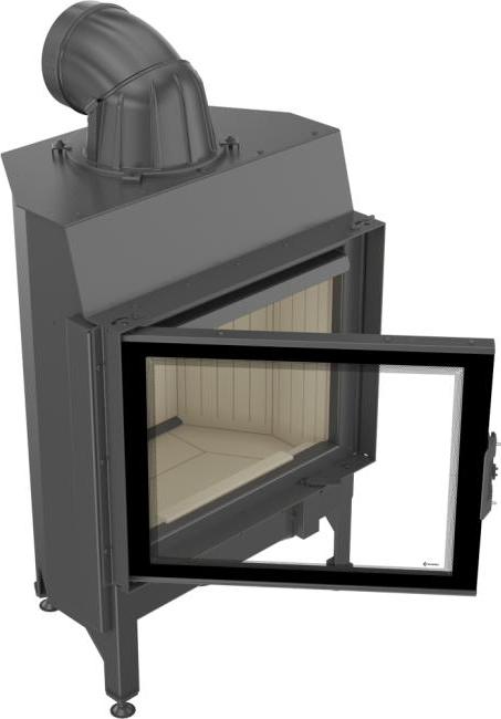 Inteligentný oceľový krb KRATKI NADIA 10 kW Ø 200 MSK