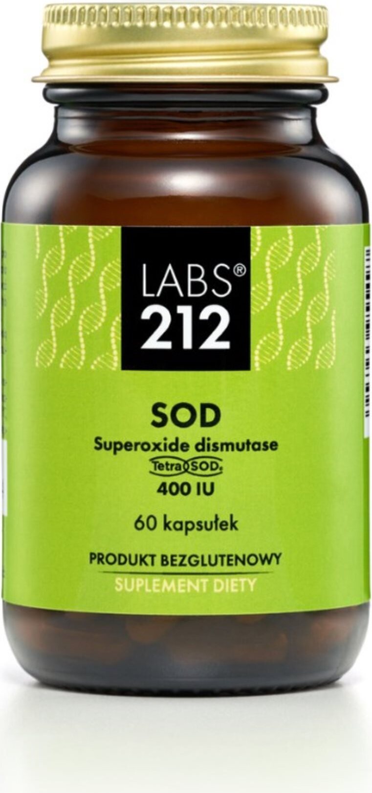 Labs212 Natrium 400 IE-Superoxiddismutase Tetranatrium 60 Kapseln BI7910
