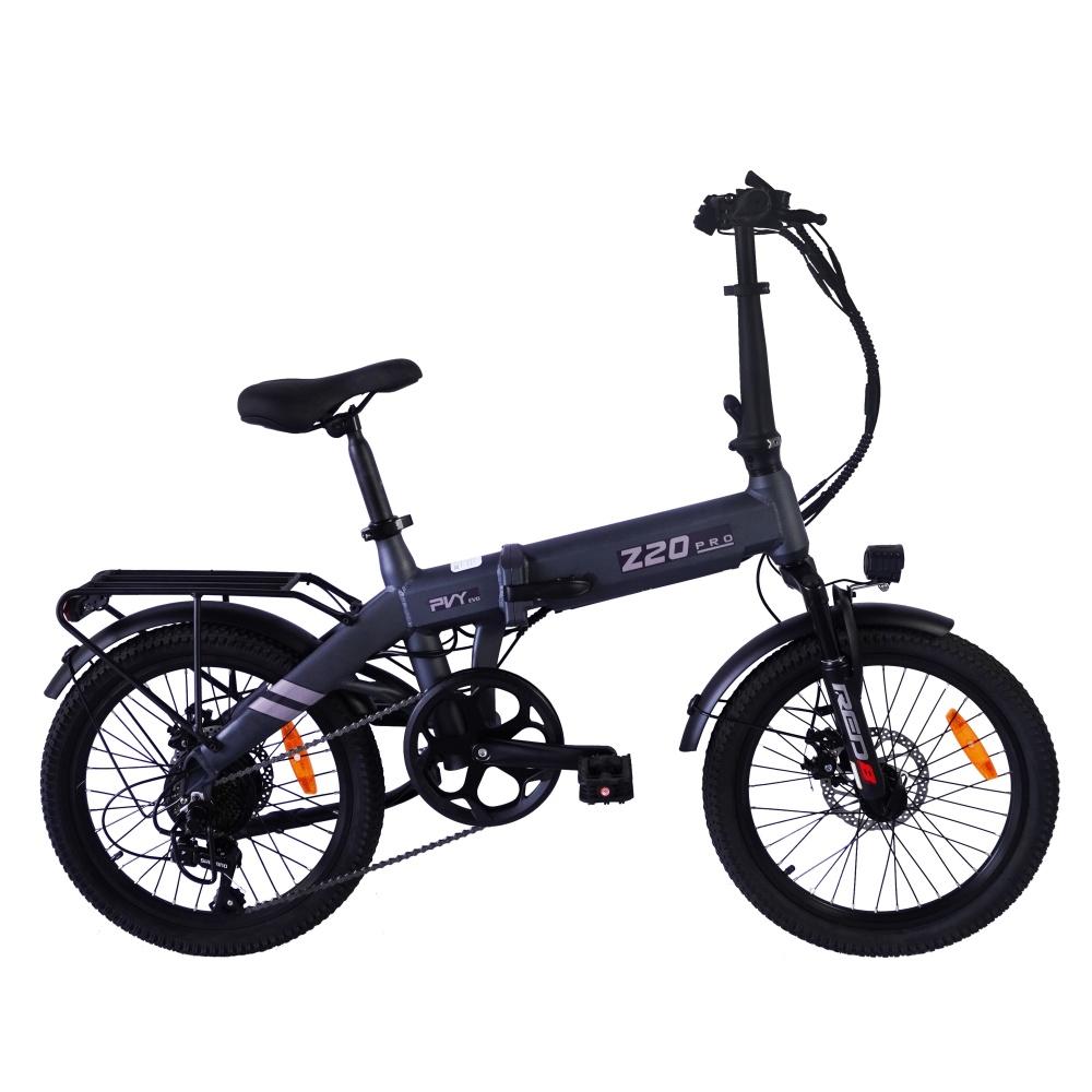 Elektrický Bicykel PVY Z20 PRO EVO – Motor 250W Batéria 36V 14.5AH 20-Palcové Pneumatiky Mechanické Kotúčové Brzdy - Oranžová