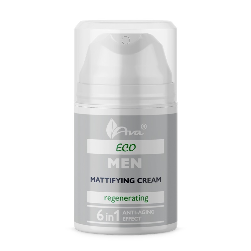 Ava Laboratorium Eco Men Mattifying Cream Regenerating 50ml + Free Samples