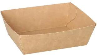 PAPSTAR Snacktrays pure, braun, 3,5x7x9 cm, ideal für Snacks | Folie (50 Stück) PS-89102