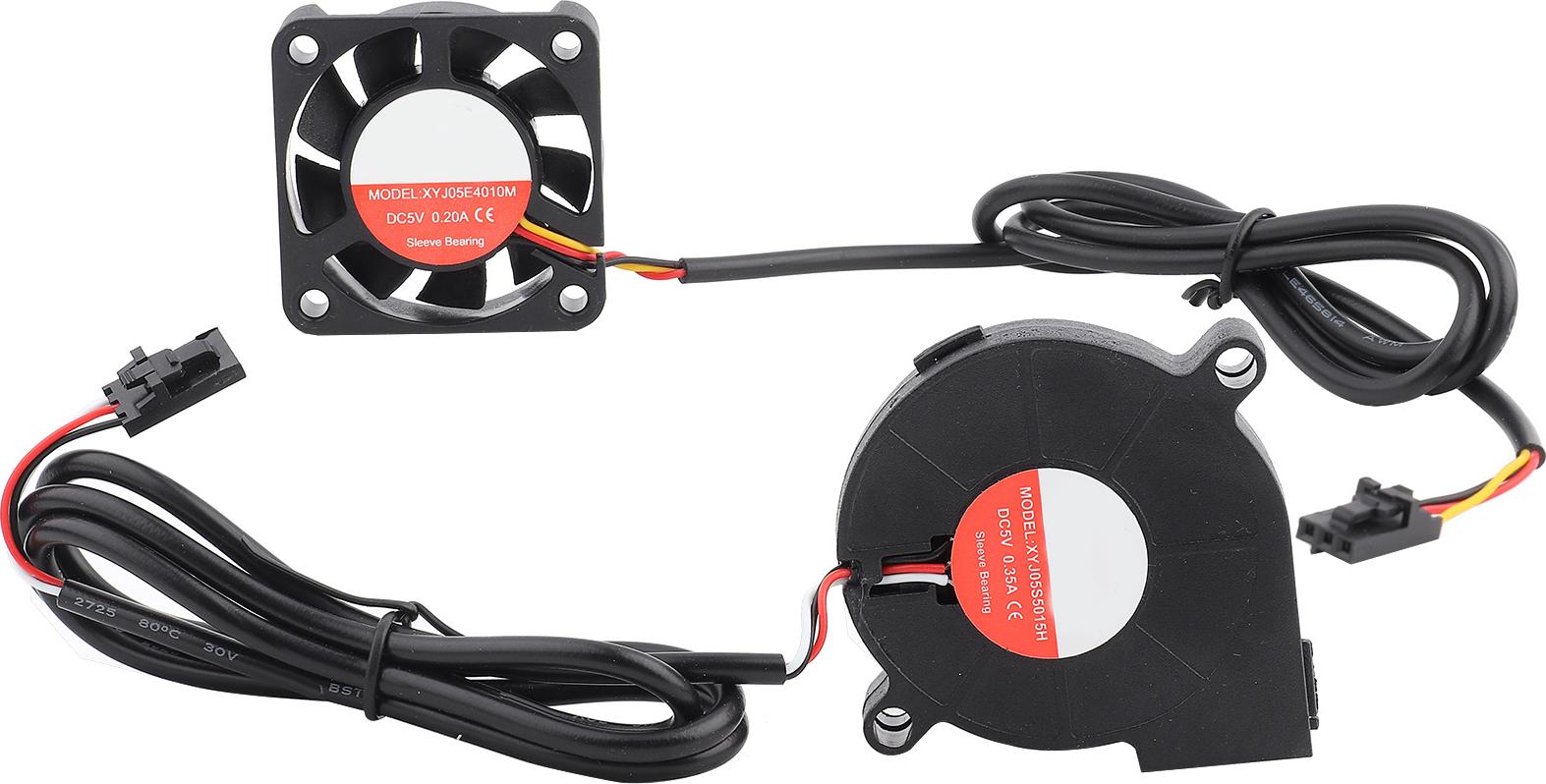 TWO TREES DC-Lüfter-Turbo-Lüfter-Kit 3D-Druckerzubehör Elektrische Teile 5V für Prusa i3 MK3 / 3S MK2 / 2.5 5V