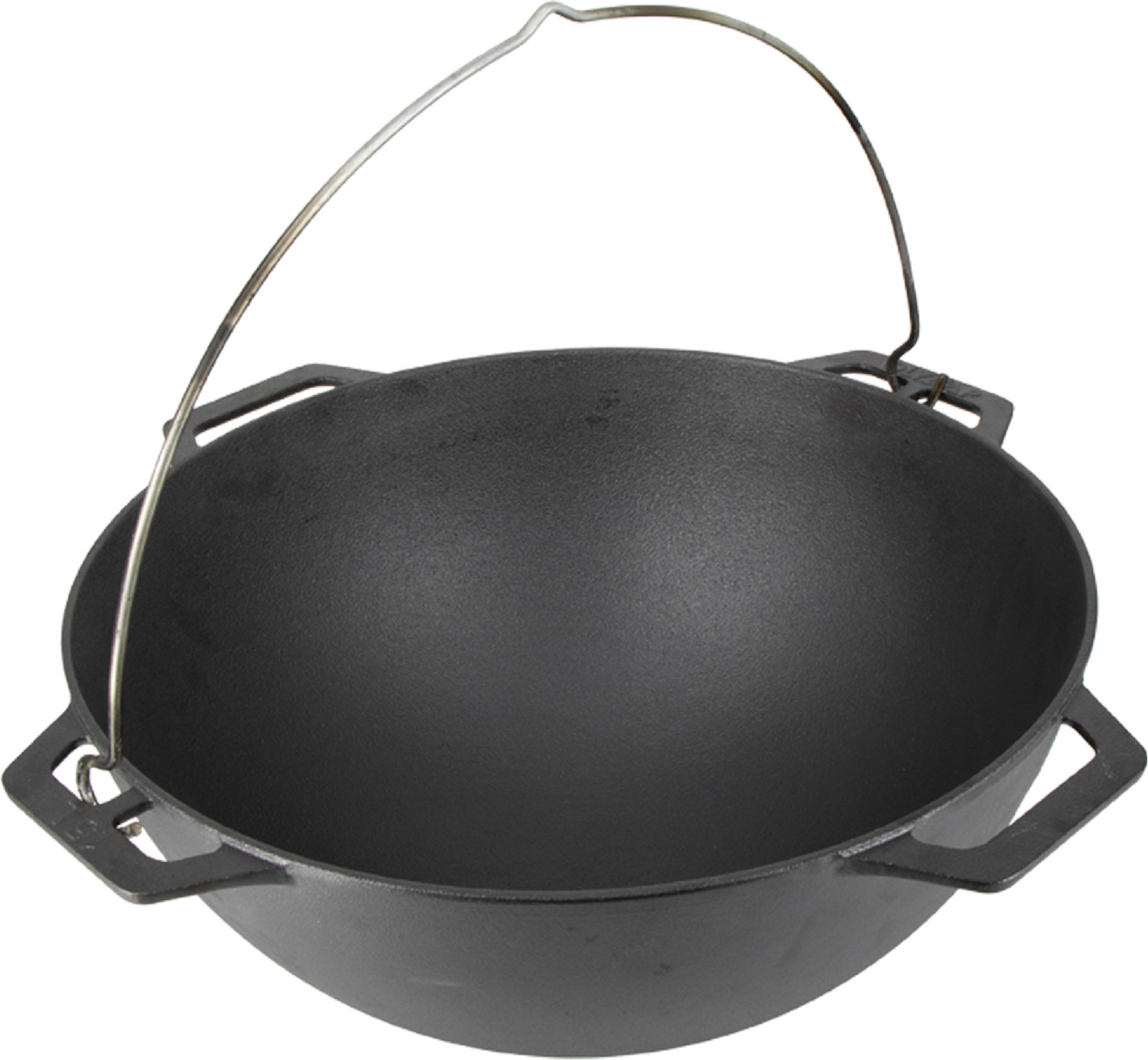 Olymp Handels GmbH Kasan aus Gusseisen 12L mit Henkel Camping Kazan Ø41 cm