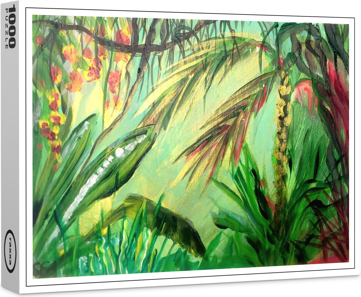 raxxa Premium-Puzzle "Palmenparadies V", 1000 Teile 1-14270-16960-315