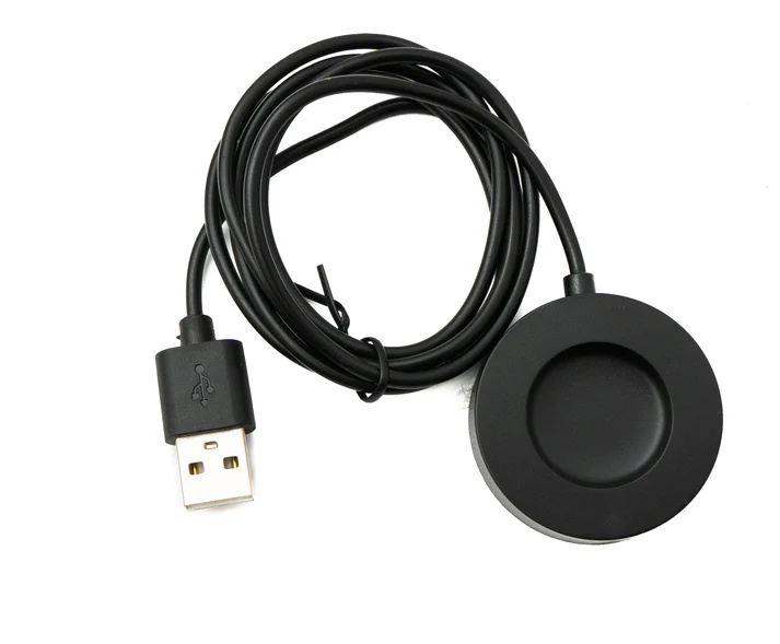 SYSTEM-S USB 2.0 kábel 100 cm nabíjací kábel pre Xiaomi S1 Pro Smartwatch v čiernej farbe