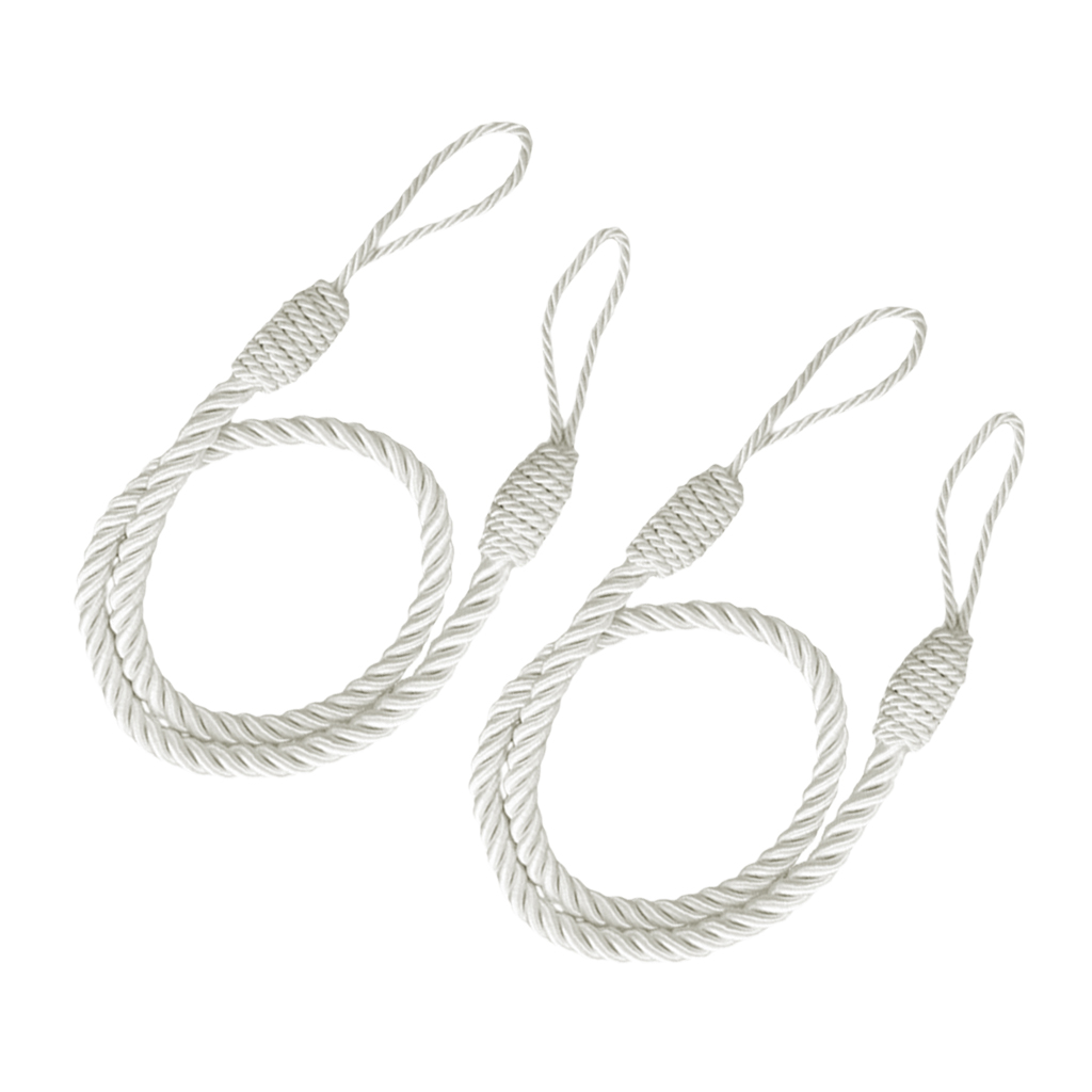 2PCS Vorhang-Krawattenrücken, Vorhang-Tiebacks Mit Regenbogen-Quasten