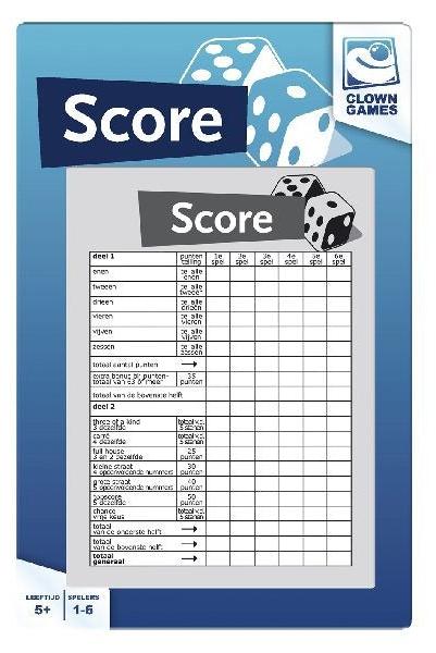 Clown Games Clown -Spiele Clown Score Block 50 Vel 0647003