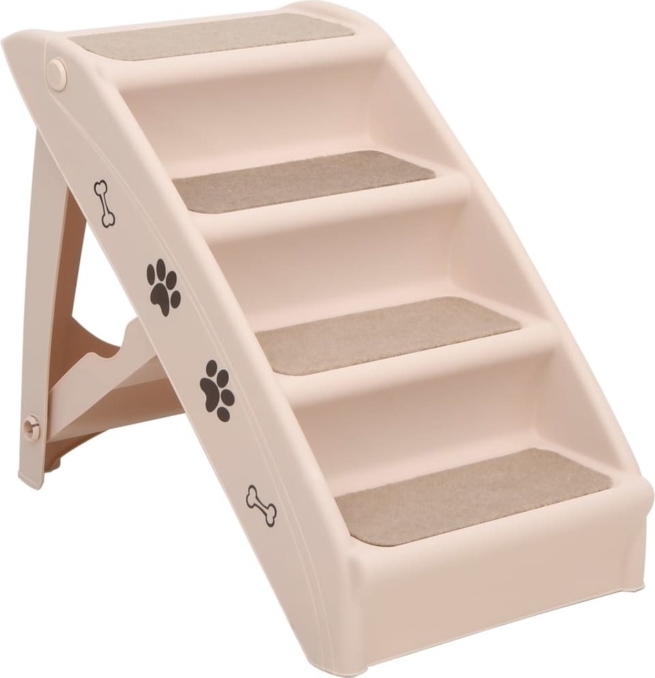 vidaXL Hondentrap inklapbaar 62x40x49,5 cm zwart