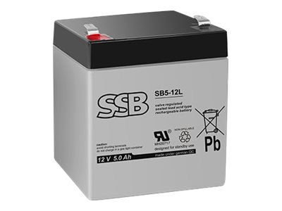 SSB SB 5-12L SSB akumulator 12V/5Ah T2 -