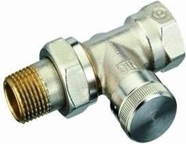 Danfoss spätná skrutka RLV 15, priama, R 1/2", Rp 1/2", 003L0144