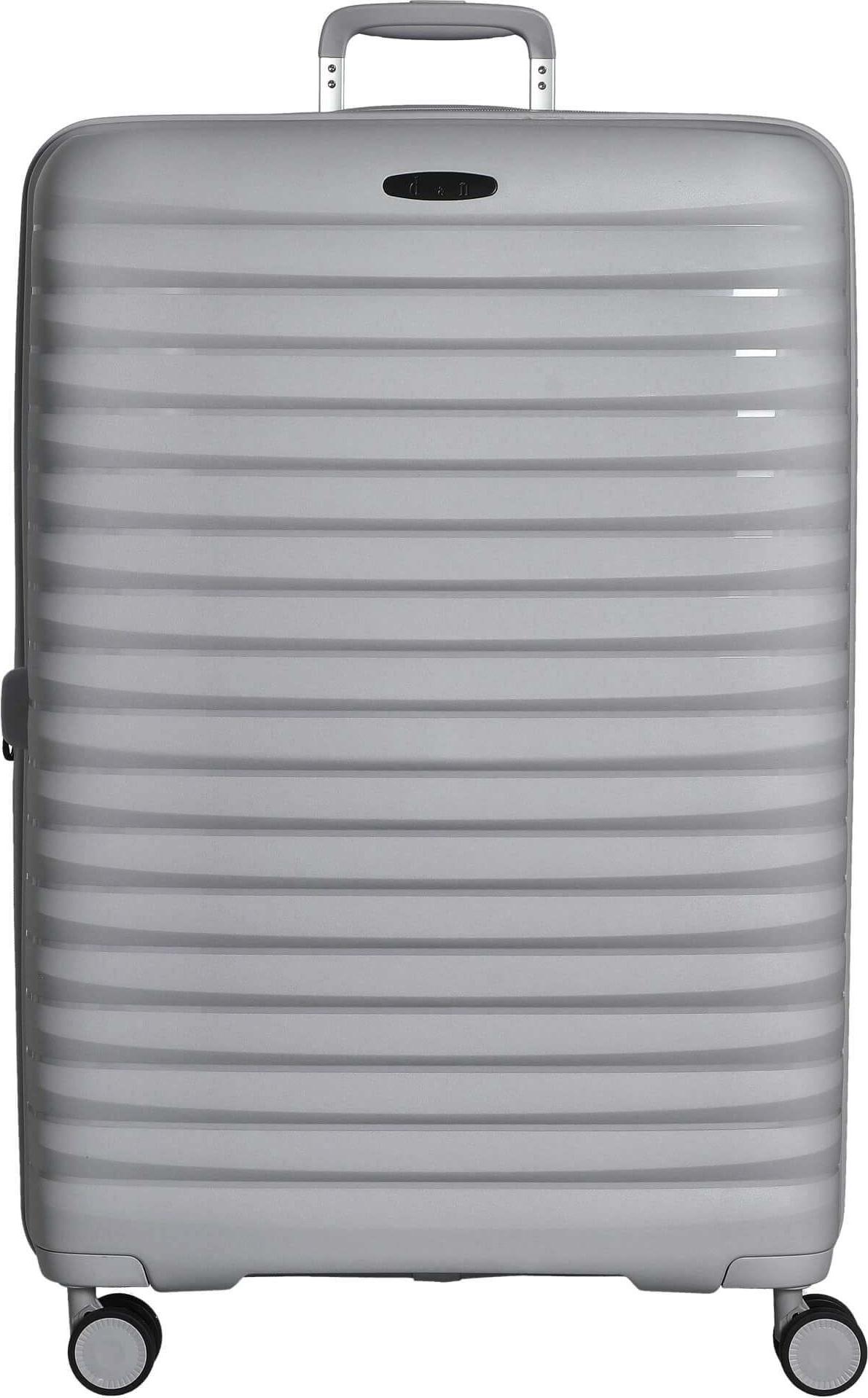 d & n lederwaren d&n Travel Line 4500 4-Rollen Trolley 75 cm - Grey 4570-13