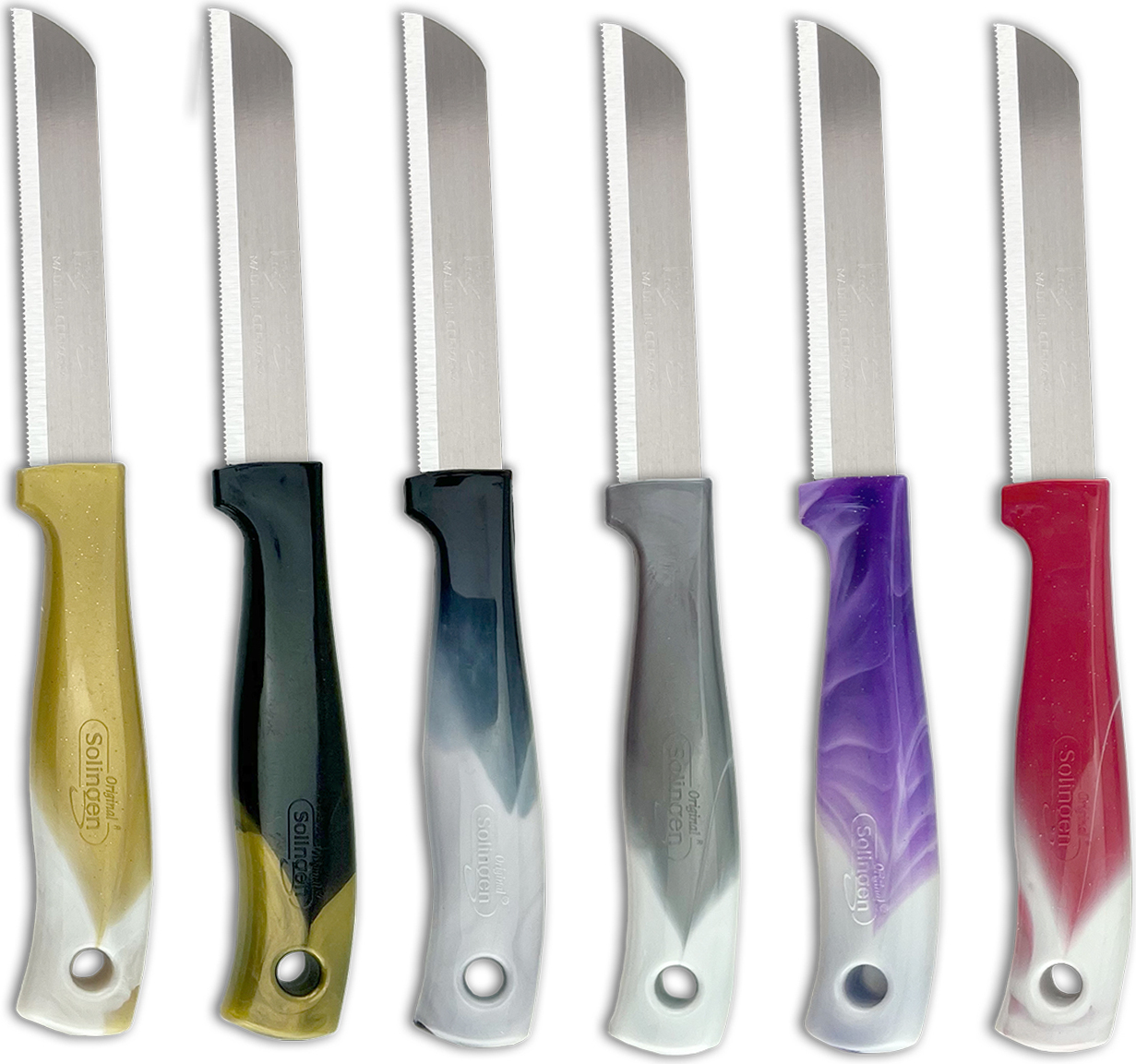 Özberk 6er Set Solingen Obstmesser Küchenmesser Allzweckmesser Solingen6-02032