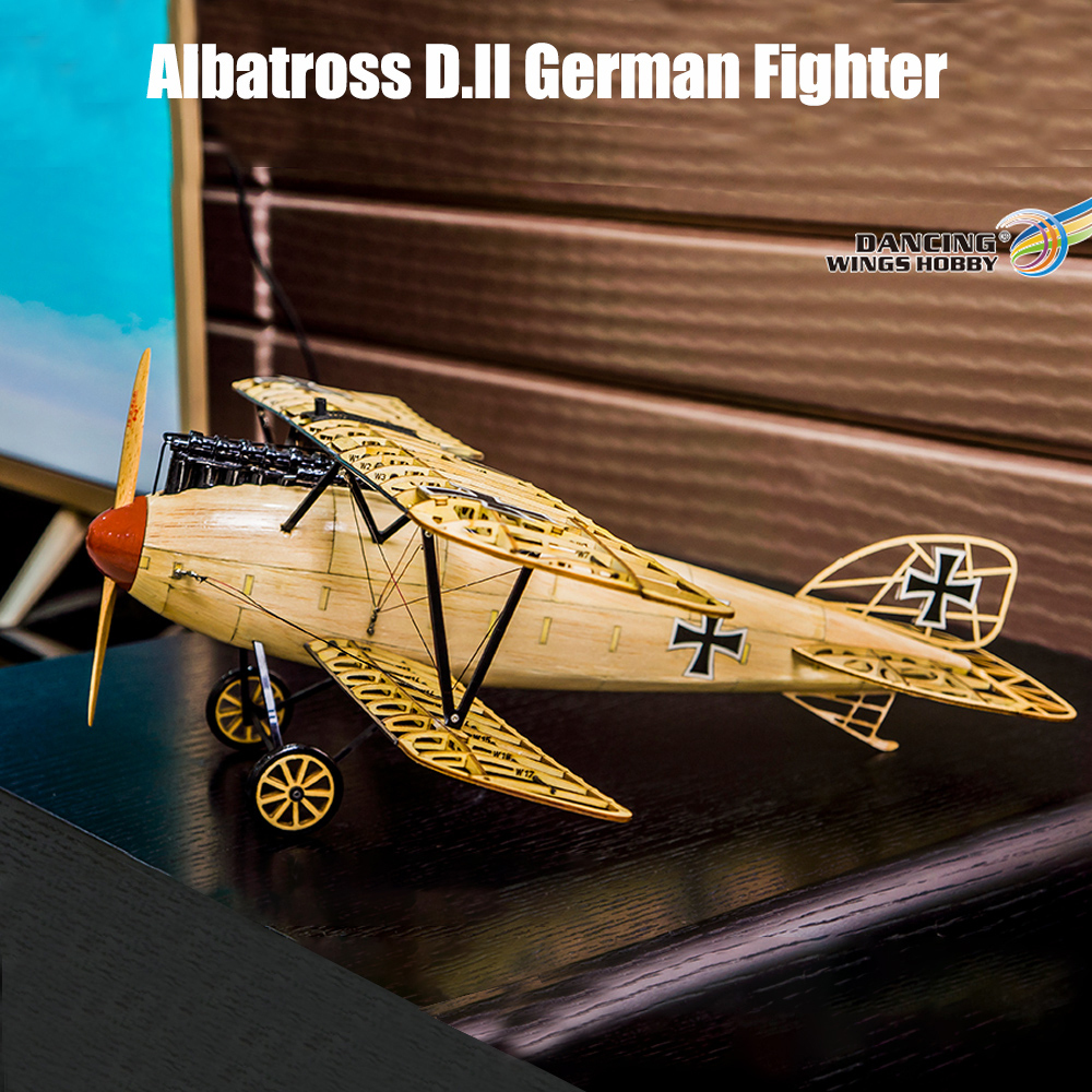 Tooarts Tanzen-Fluegel-Hobby VS02 1/15 hoelzernes statisches Flugzeug-Modell-Anzeigen-Replikat 500mm Albatross-Ausruestungs-Handwerks-hoelzerne Einrichtungs-Geschenk fuer Kinder und Erwachsene