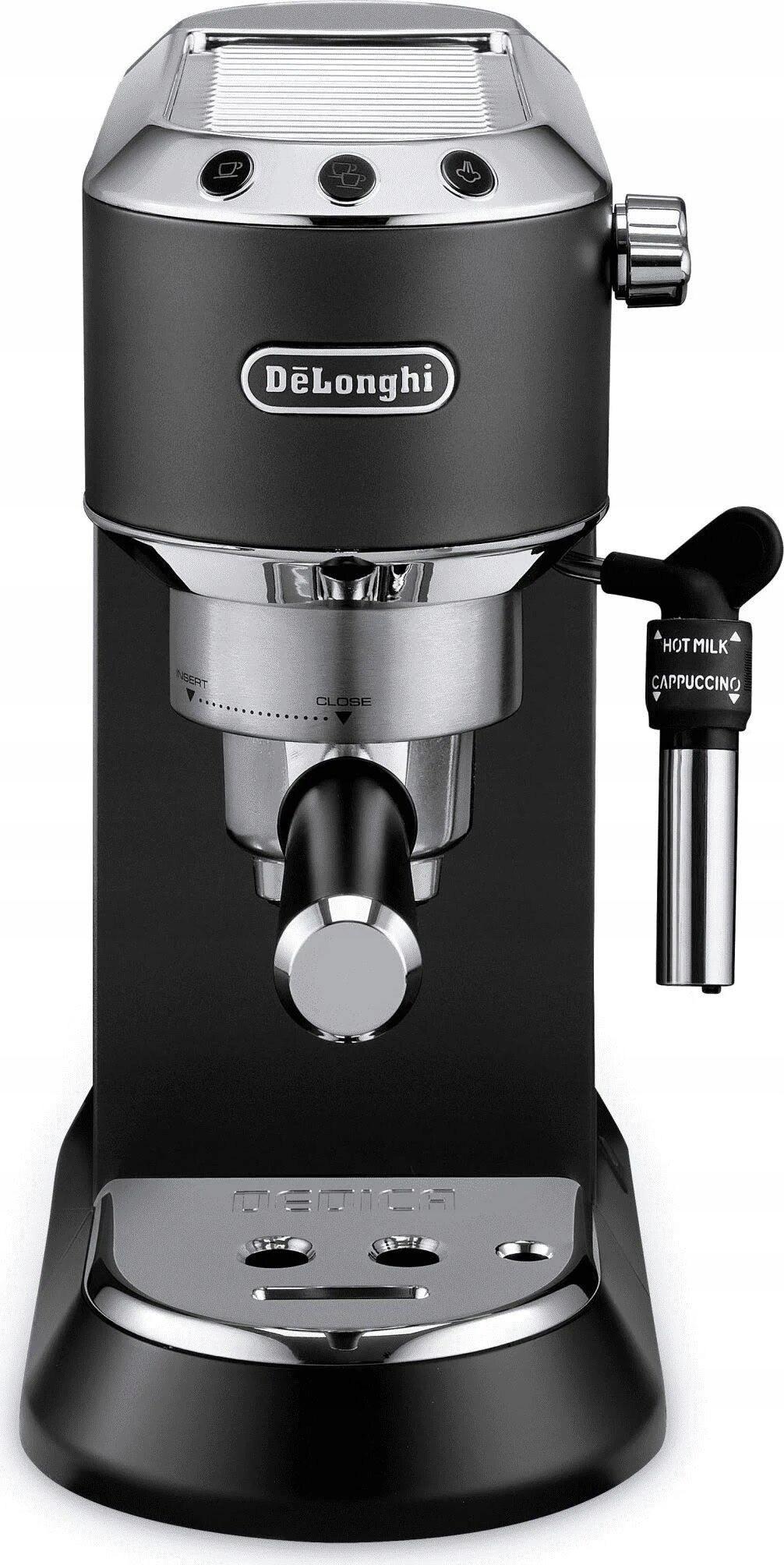 Delonghi Dedica Style Ec685.Bk Espressomaschine - Schlankes Design, 1300W Leistung, 15 Bar