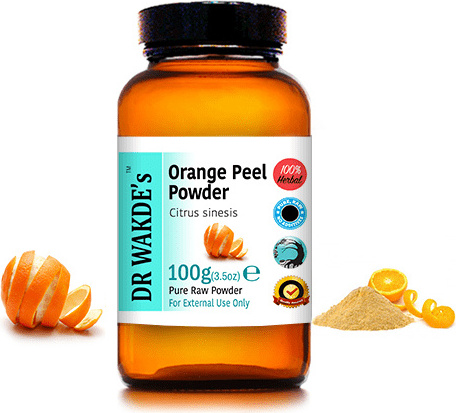 DR WAKDE'S Natural Health Care DR WAKDE'S Orangenschalenpulver - 100 g (3,5 Unzen) | Rein, Raw & Getrocknetes Pulver | Ayurveda-Kräuter | Vegan | Nichts hinzugefügt, nichts entfernt H050