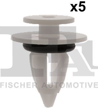 5x FA1 Clip Zier- / Schutzleiste 10-40015.5 für BMW X3 (F25) 16mm