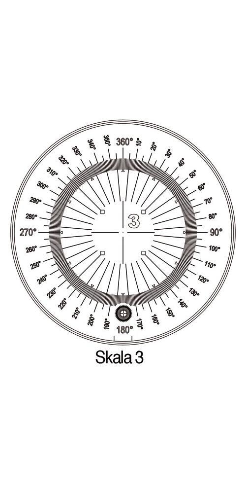 Schweizer Messskala Tech-Line Skala-D.25 / 2,5mm Duo-Skala 3 - 9470 09470