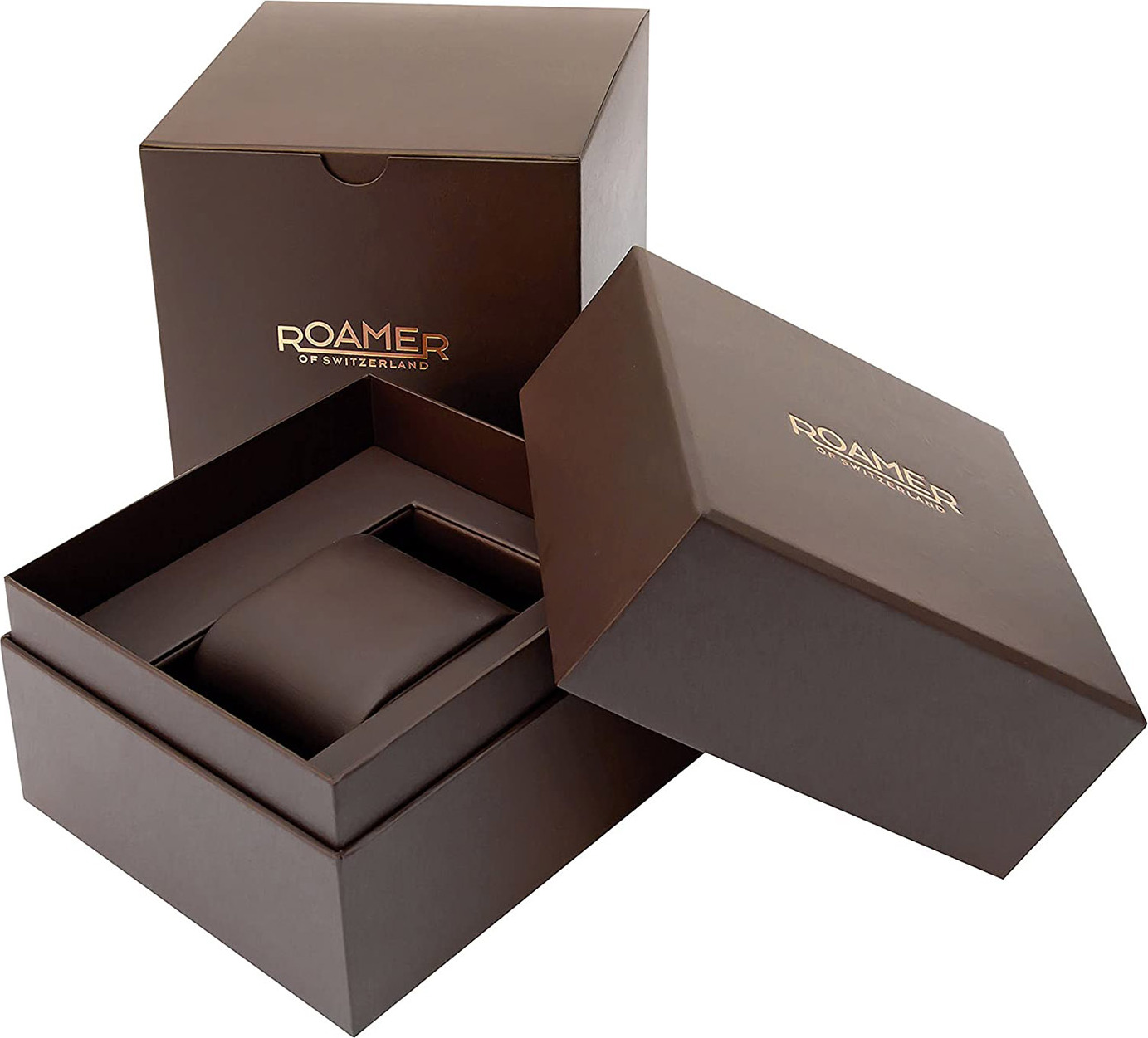 Roamer Herren Armbanduhr Superior Chrono 44 mm Armband Leder 508837 41 45 05