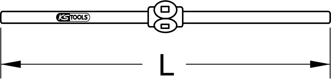 KS Tools Kugelwindeisen, M18-M27 331.0259