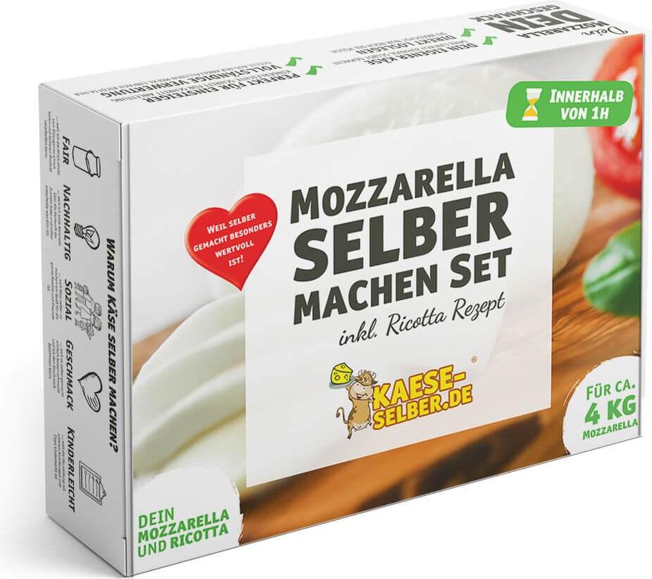 KAESE SELBER Mozzarella und Ricotta selber machen Set