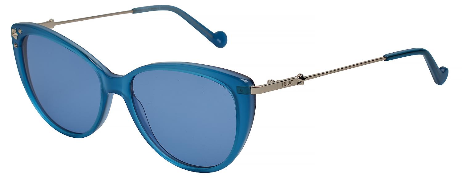 Liu Jo Damen-Sonnenbrille im Cat-Eye-Stil, Acetat und Metall, LJ726S