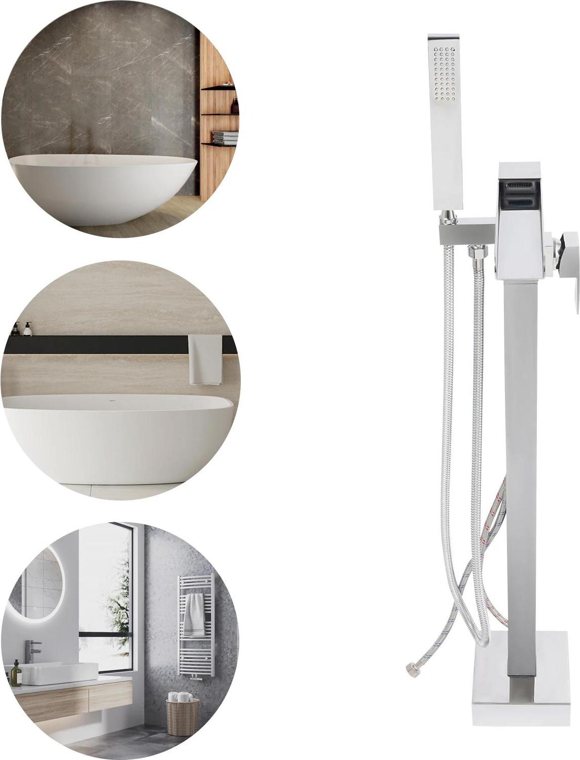 Badarmatur - Waschtischarmatur - Deckmontage - Metallkörper - Ventilkern aus Eisen