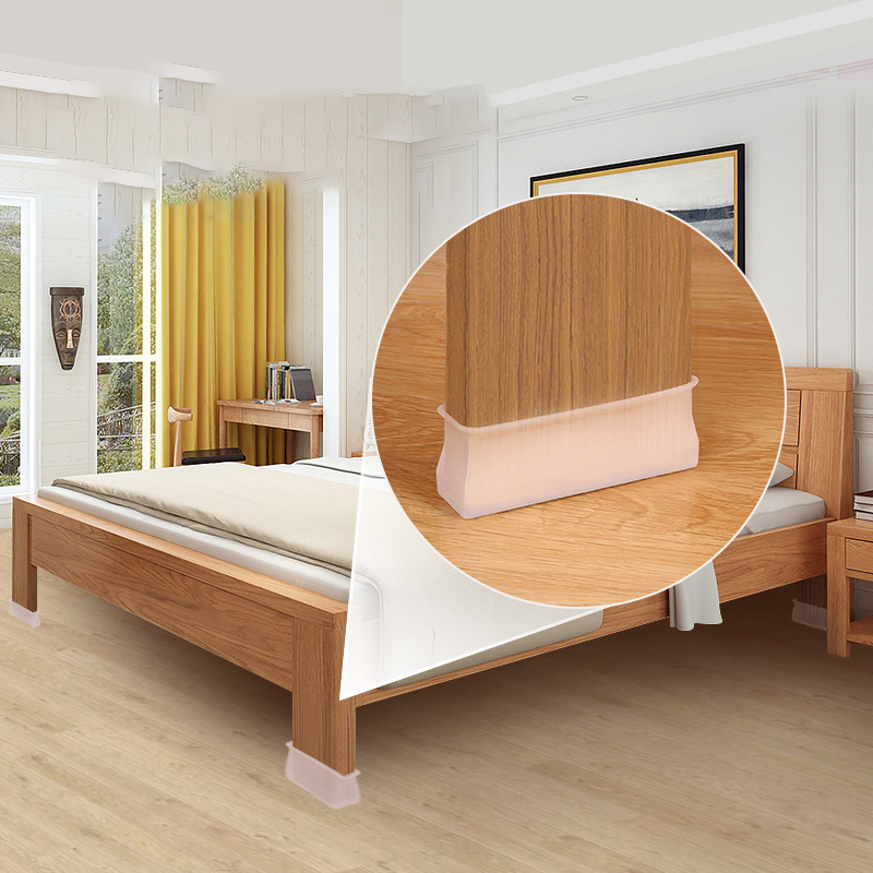 INF Silikon Möbelbeinpolster für Bodenschutz Beige 378883