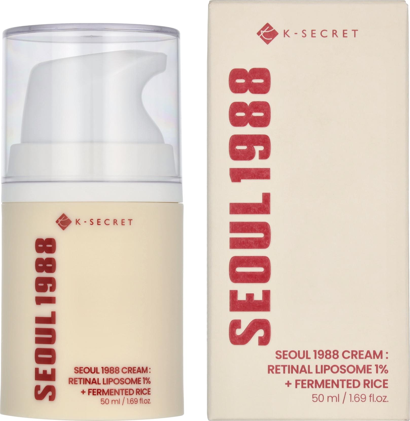K-Secret Seoul 1988 Face Cream Retinal Liposome 1% + Fermented Rice