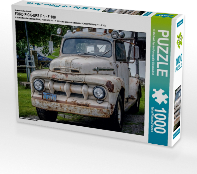 Calvendo Ein Motiv aus dem Kalender FORD PICK-UPS F 1 - F 100 1000 Teile Puzzle quer 640x480mm, Michael Jaster Fotografie Düss; 7341564