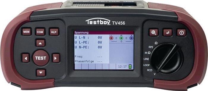 Testboy Installationsprfgert TV 456 zur Prfung elektrischer Anlagen