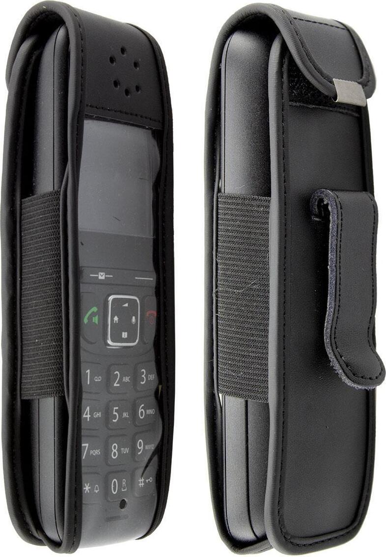 Ledertasche Für Cat B35 Mit Gürtelclip - Robust & Mit Sichtfenster