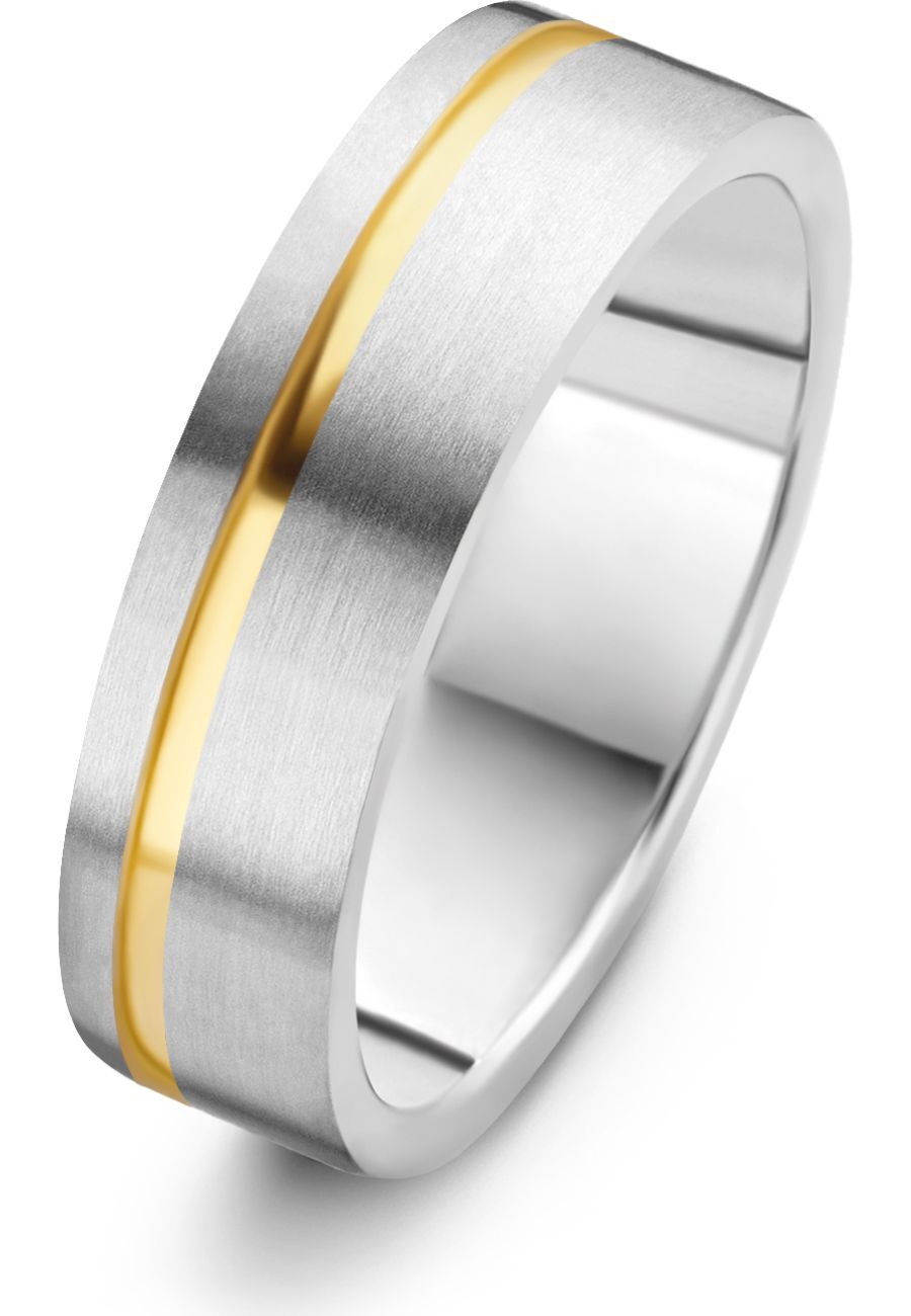 Danish Design - Ring - Damen - IJ135R2-54 - Stege - Titanium - 54