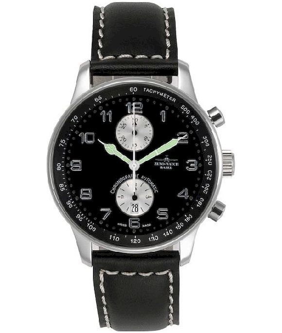 Zeno-Watch - Náramkové hodinky - Pánske - Chrono - X-Large Retro Bicompax - P557BVD-d1