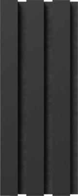 Handmuster zu Fjordwall Akustikpaneel Linoleum Schwarz 300 x 150 mm