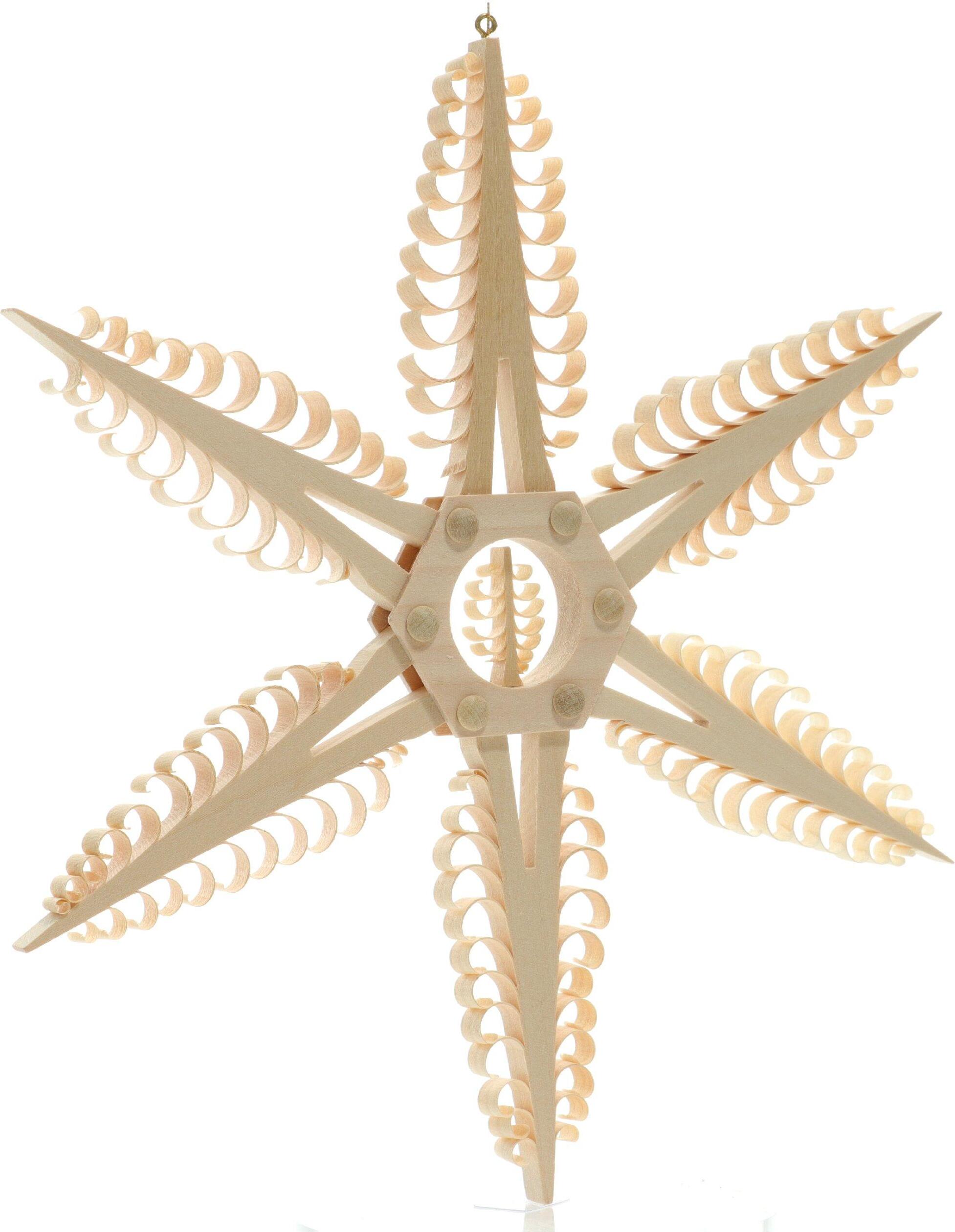 Herstellung von Baum- & Fensterschmuck Martina Rudolph Fensterschmuck Spanstern mit 1 Baum BxHxT=24x24x1,5cm NEU 109