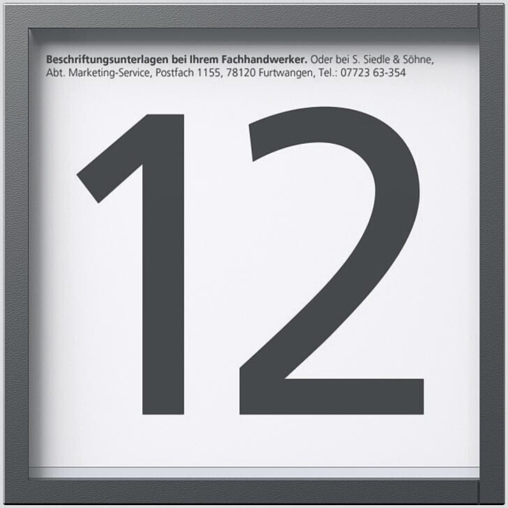 Siedle&Söhne Informationsfeld IM 700-0 DG 210012697-00