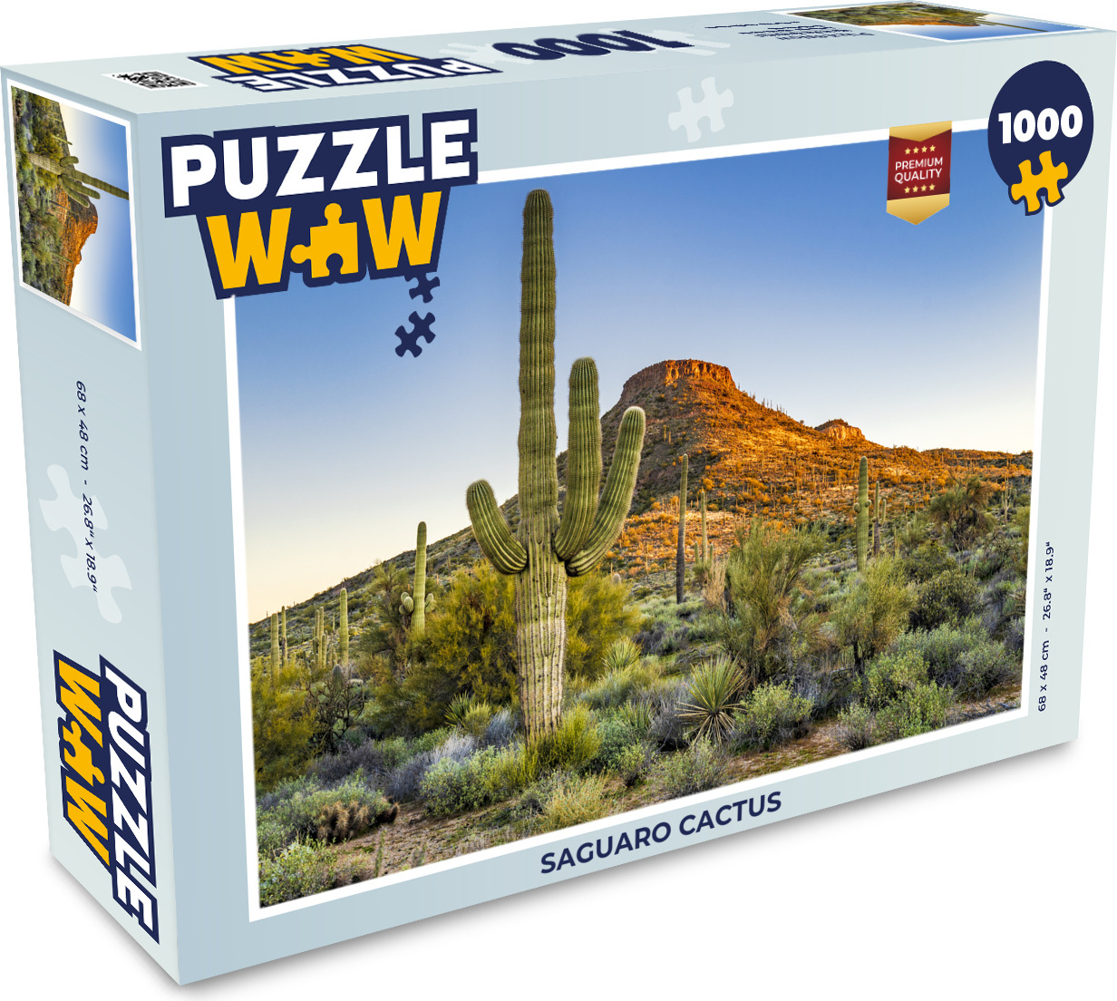 MuchoWow® Puzzle 1000 Teile Saguaro-Kaktus - Erwachsene - Rätsel 136|50789438
