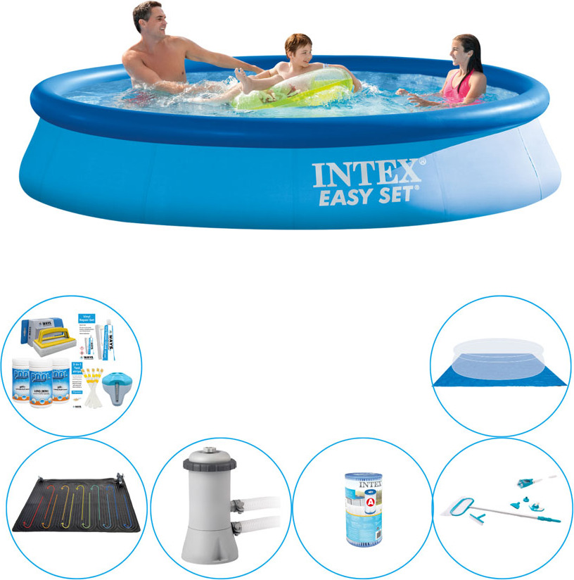 Intex Easy Set Round 366x76 cm - 7 kusov - Súprava bazénov