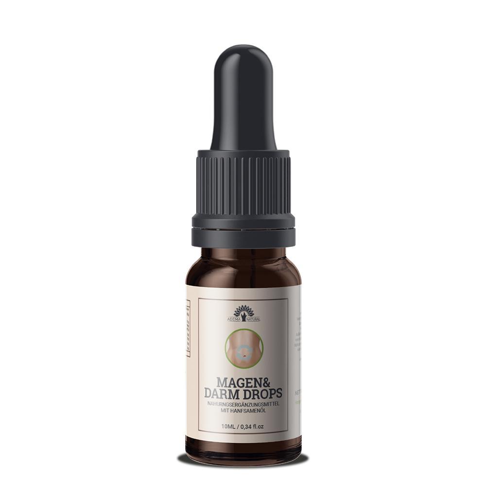 LS Ecom OÜ Adema Natural® Magen & Darm Drops – Darmflora – Darmkur – unterstützt Magen-Darm-Trakt – 100% vegan und ohne künstliche Zusatzstoffen – Tropfen