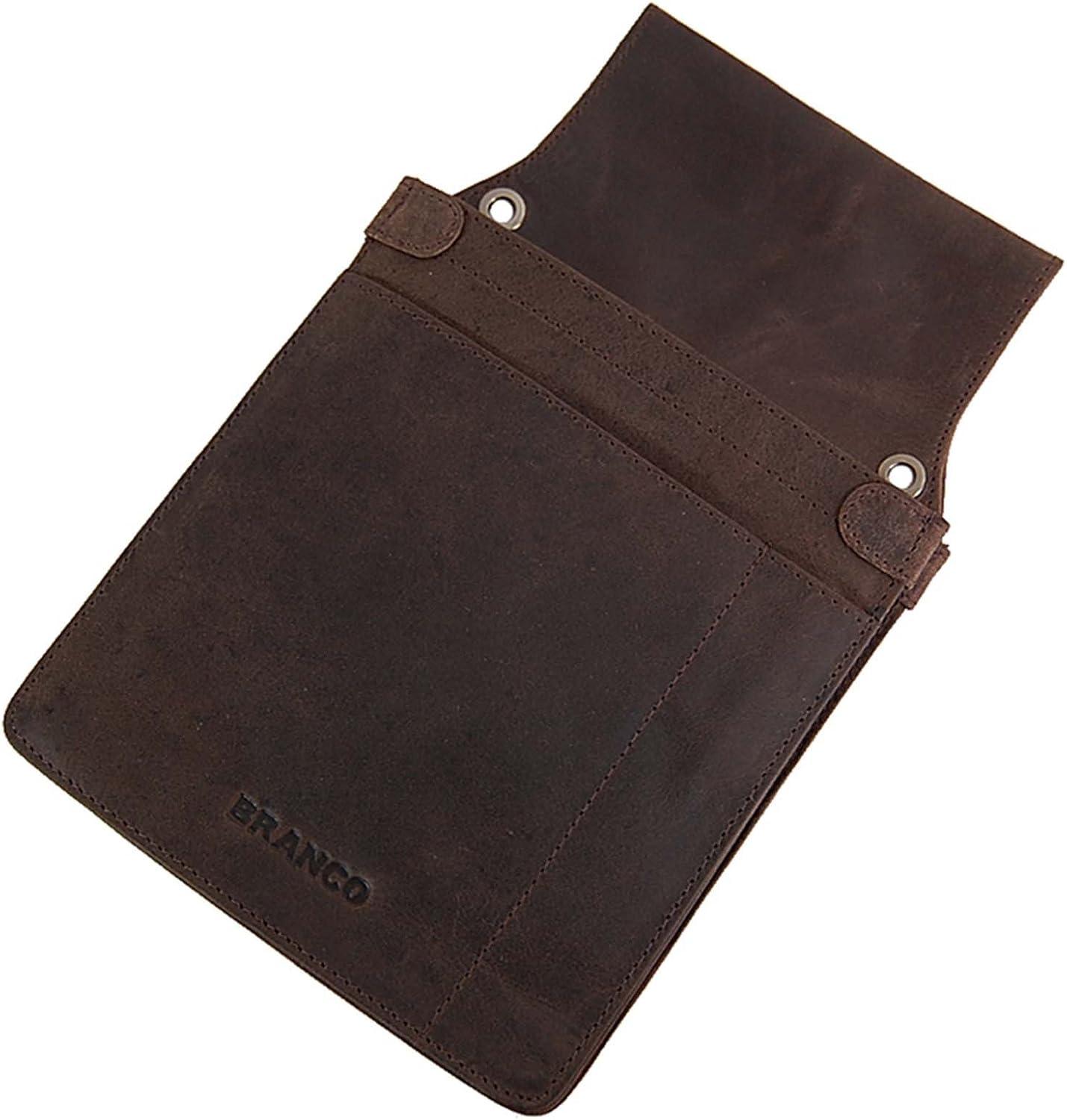 Markenlos Kellnerholster aus Leder, Kellnertasche mit Kellnergeldbörse