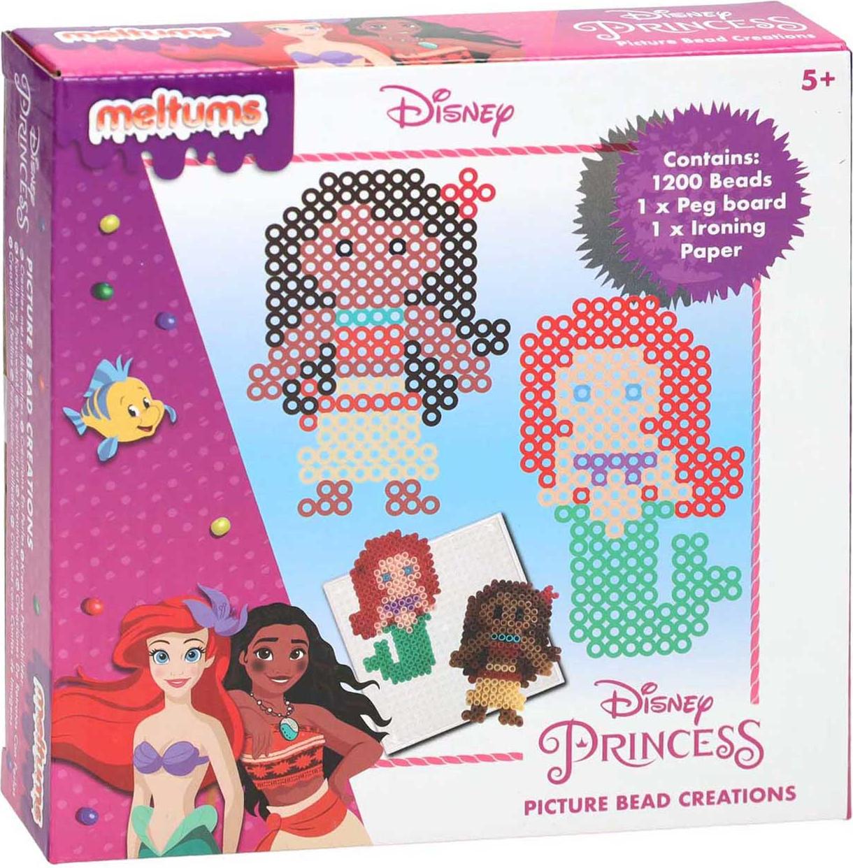 Sambro Disney Princess Meltums Bügeln mit Perlenset, 1200dlg,