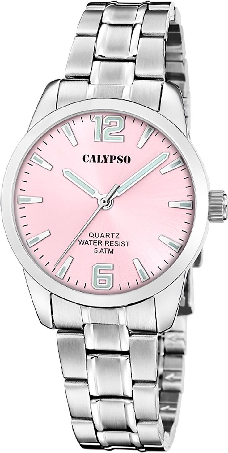 Dámske hodinky Calypso K5867/5 oceľ/ružová farba