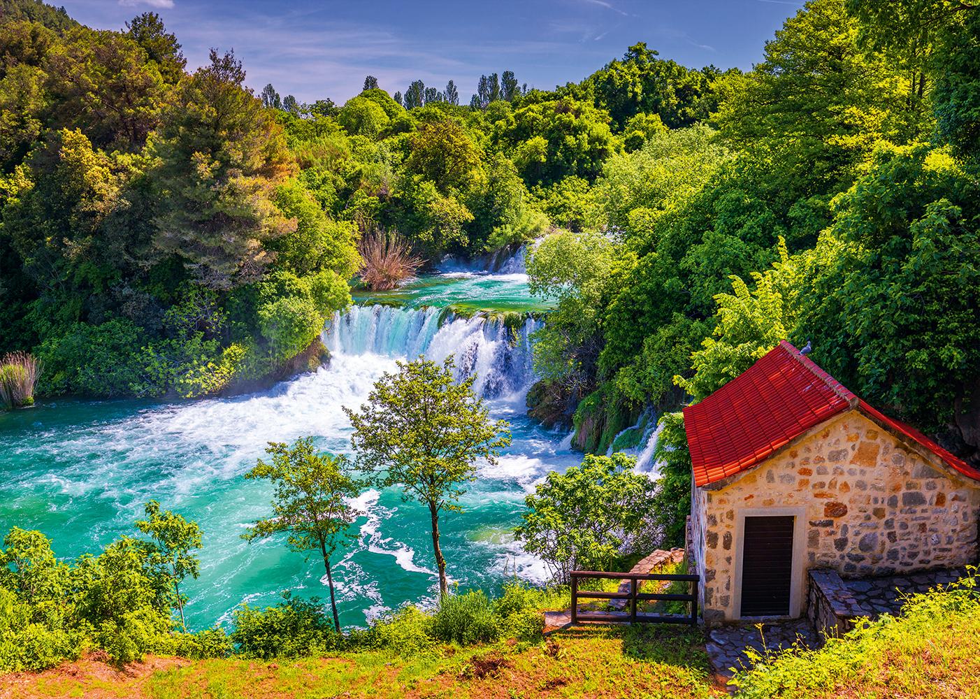 ALIPSON Puzzle Národní park Krka, Chorvatsko 1000 dílků 50020
