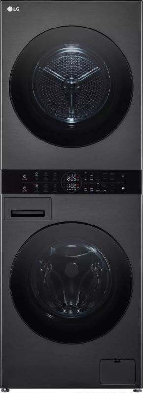 LG F214WT8PB, Toplader, Freistehend, Schwarz, Links, Noir Platine, Schwarz