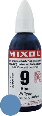 MIXOL® Abtönkonzentrat 9 blau 20 ml 17400900002