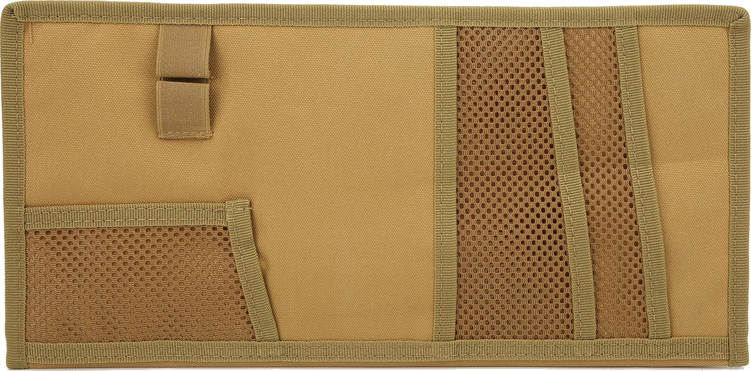 Cocosity Auto Sonnenblende Aufbewahrungstasche HighCapacity Oxford Tuch für Autos LKWs SUVs Pickups (Khaki)